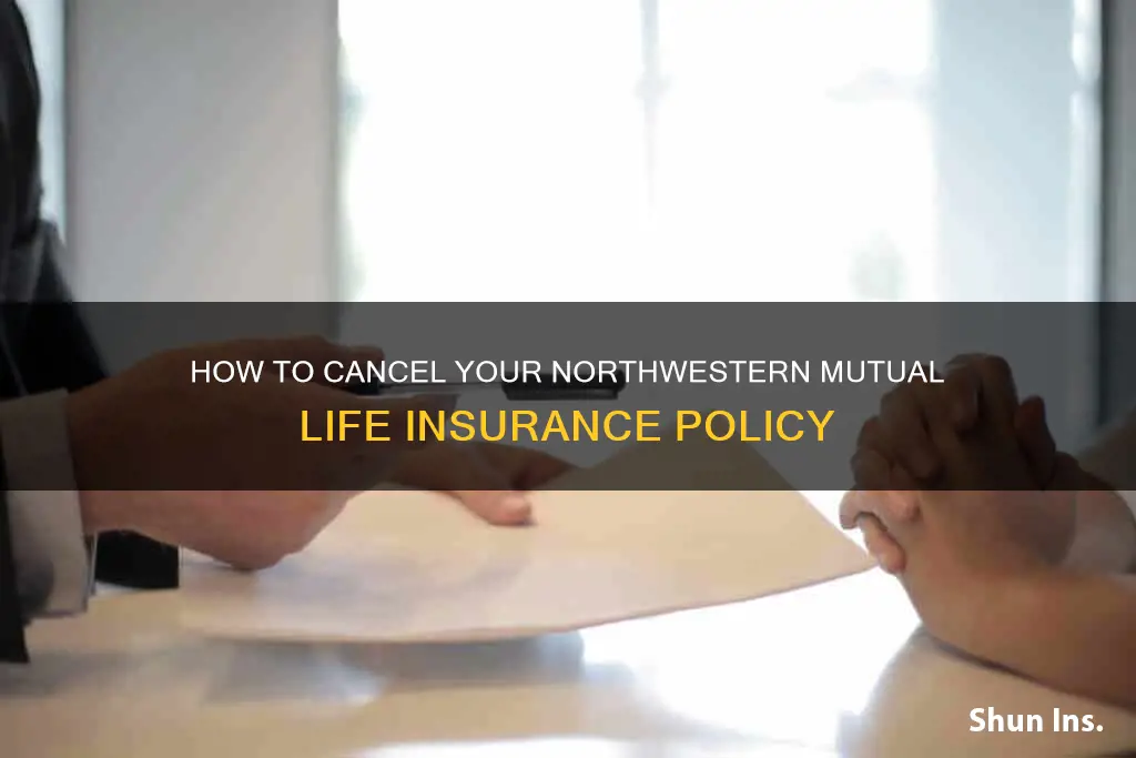 can you cancel life insurance northwestern mutual