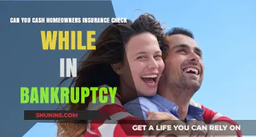 Cashing Homeowner Insurance Checks During Bankruptcy