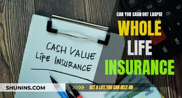 Whole Life Insurance: Cashing Out a Lapsed Policy?