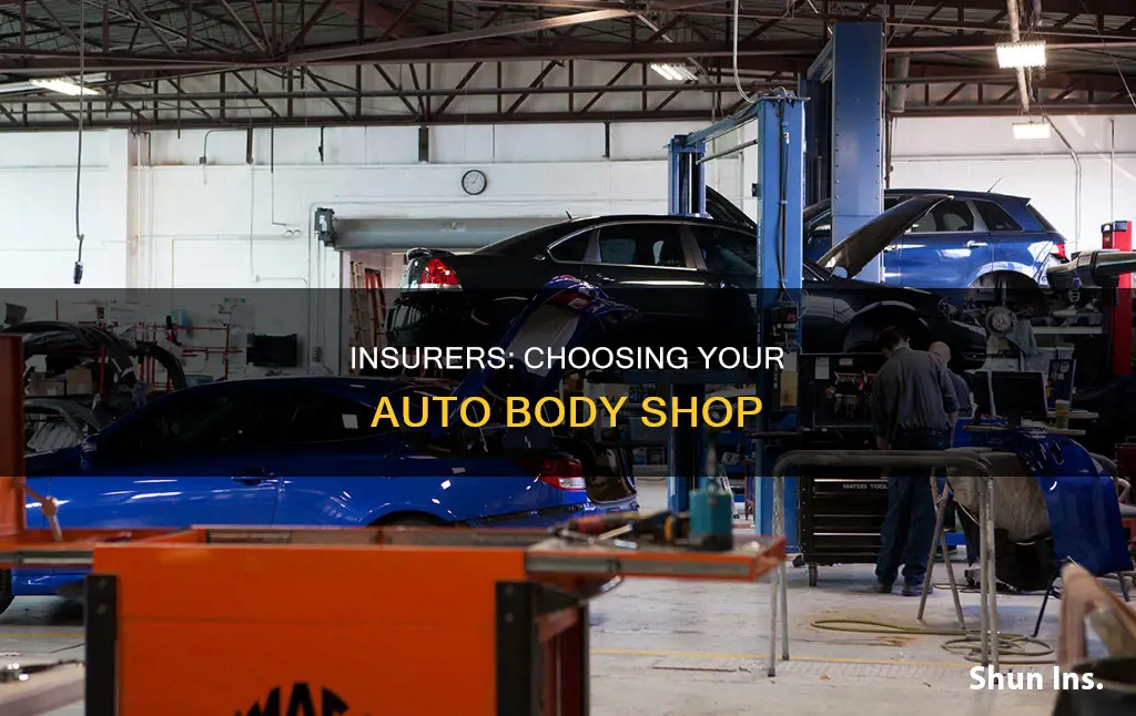 can you choose a auto body shop with insurance