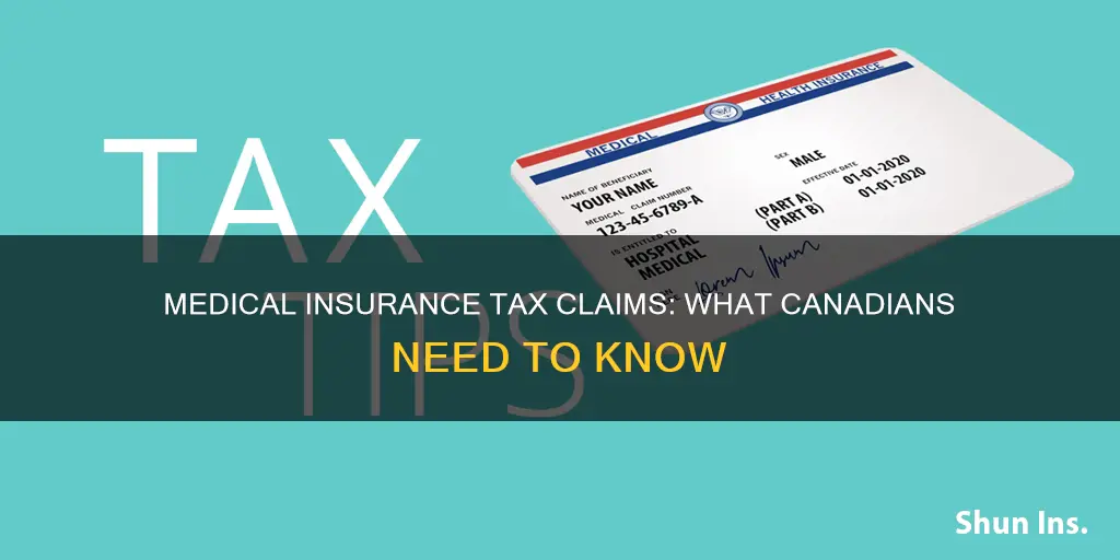 can you claim medical insurance on taxes canada