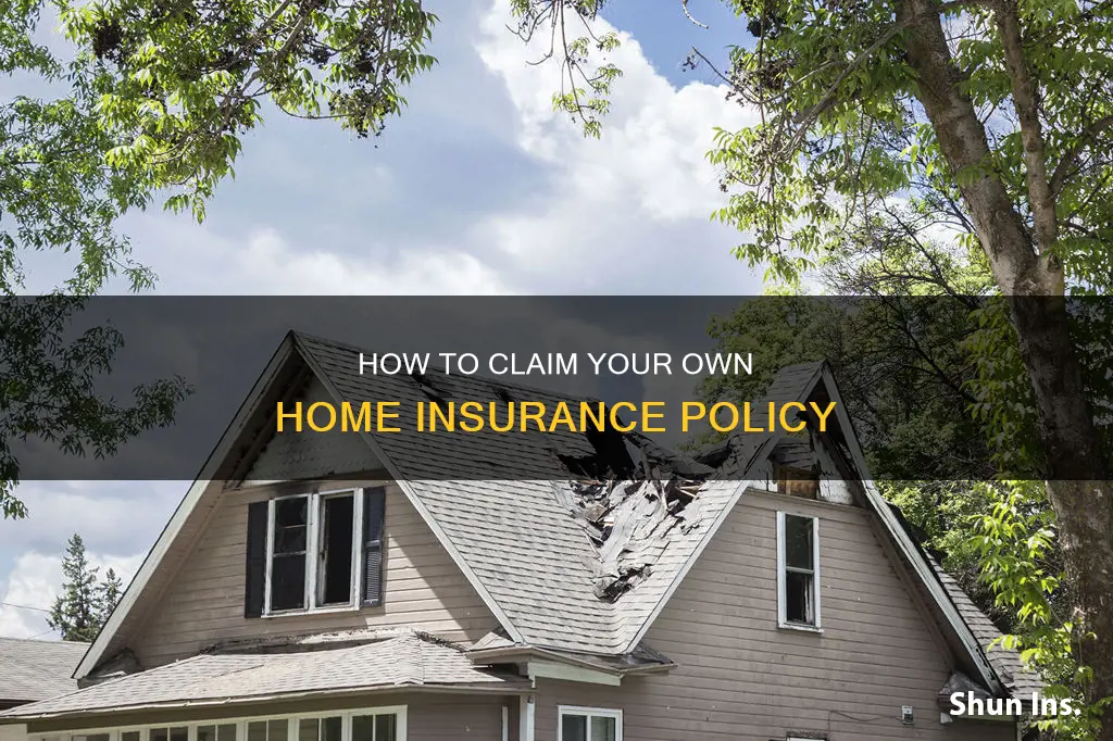 can you collect from your own homeowners insurance