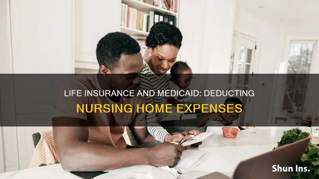 can you deduct life insurance from medicaid nursing home expense