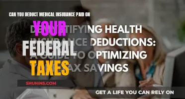 Deducting Medical Insurance: Federal Tax Benefits and Your Wallet