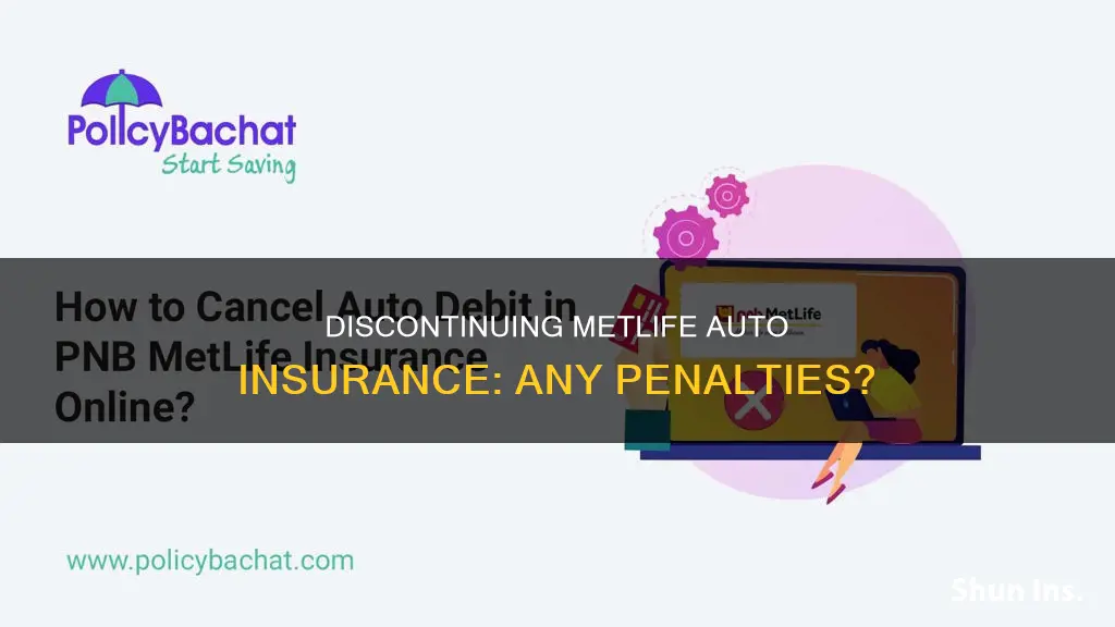 can you discontinue metlife auto insurance without penalty