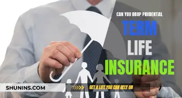 Term Life Insurance: Can You Drop Prudential Coverage?