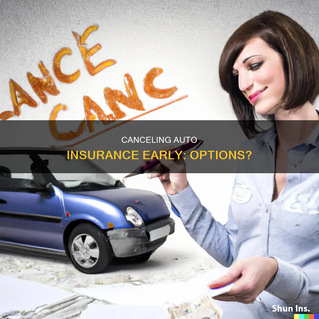 can you end auto insurance early