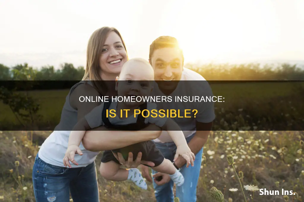can you get homeowners insurance on the internet