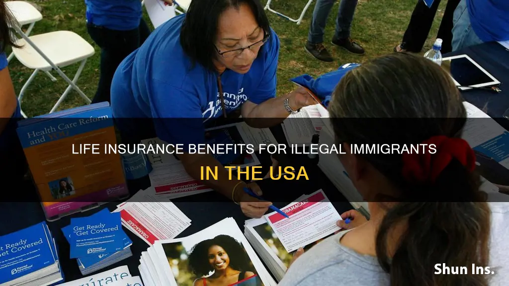 can you get life insurance benefits if illegal in usa