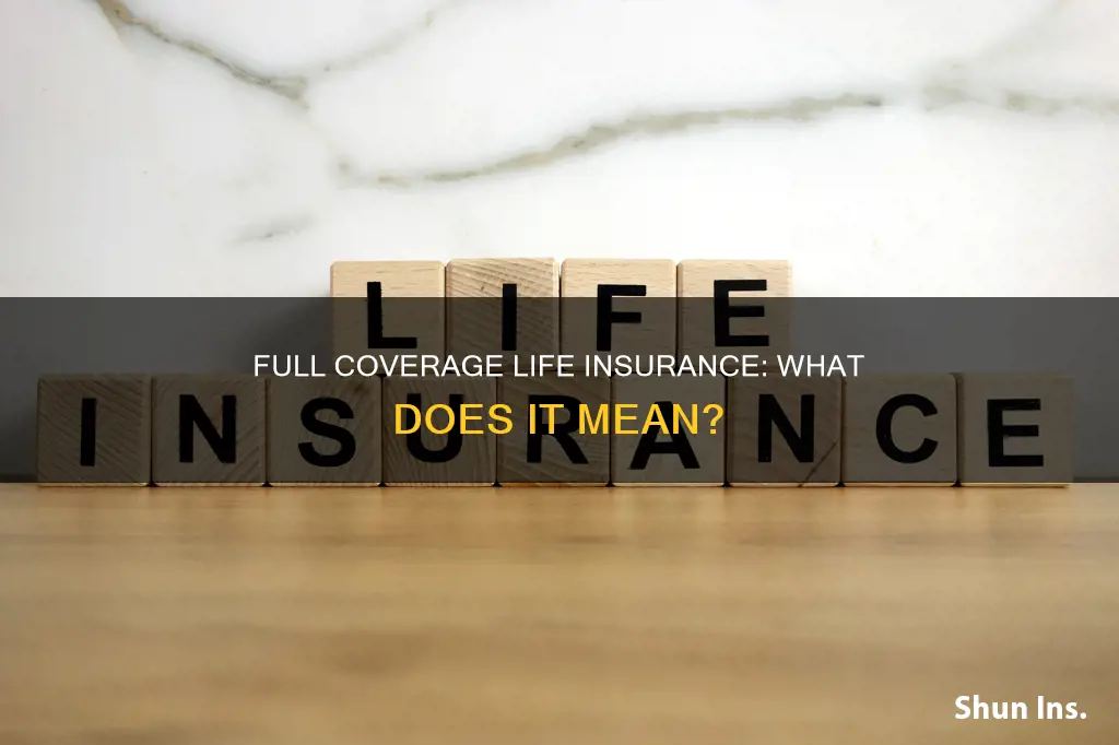 can you get life insurance full coverage