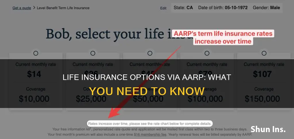 can you get life insurance through aarp