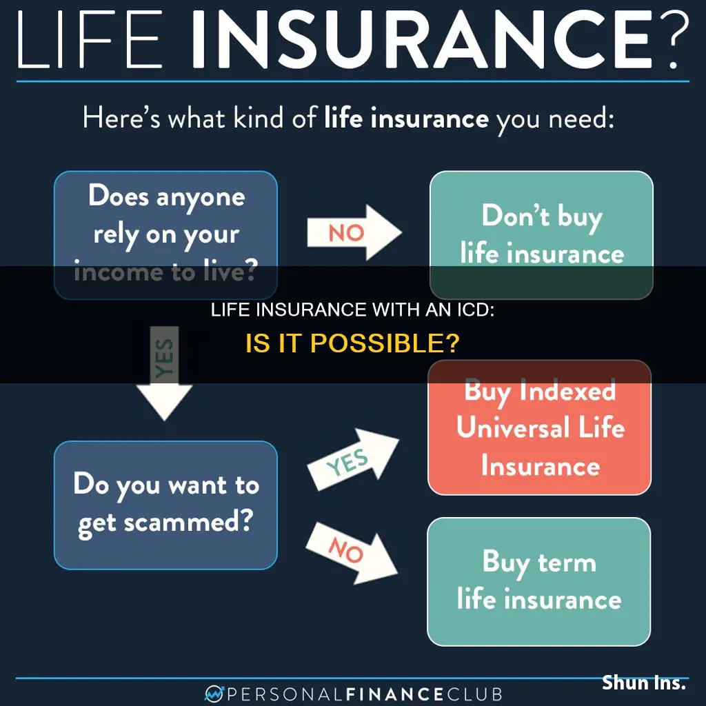 can you get life insurance with a icd