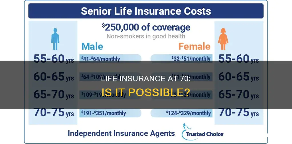 can you get term life insurance at age 70