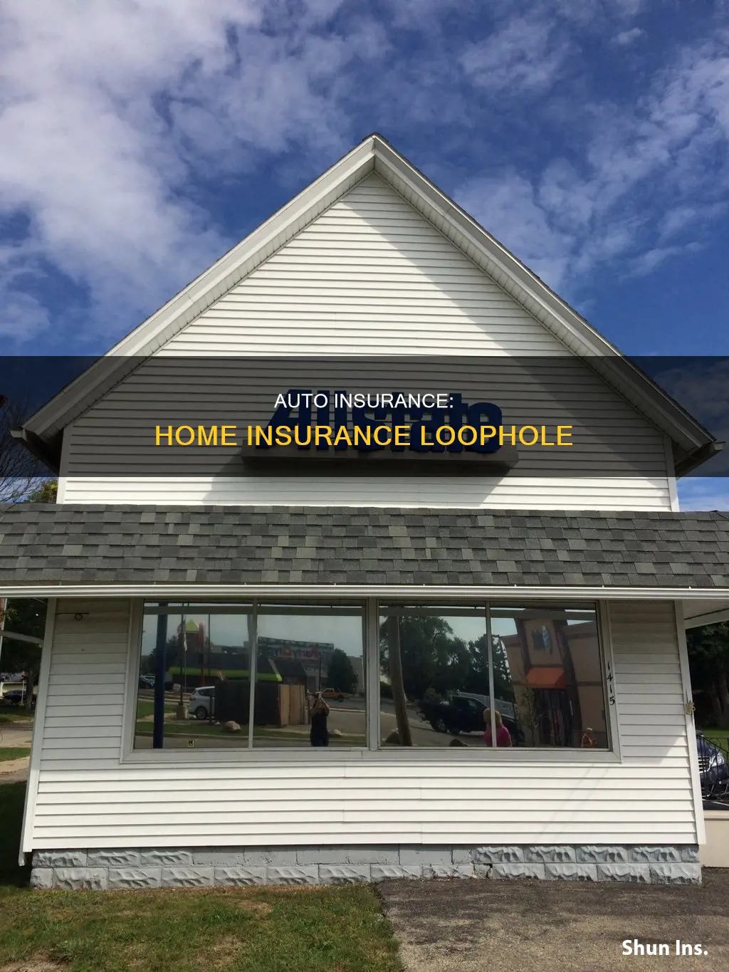 can you list auto insurance under home insurance in Michigan