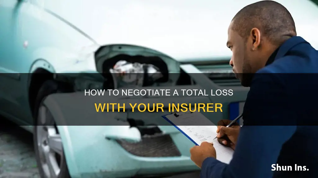 can you negotiate with insurance adjuster auto total loss