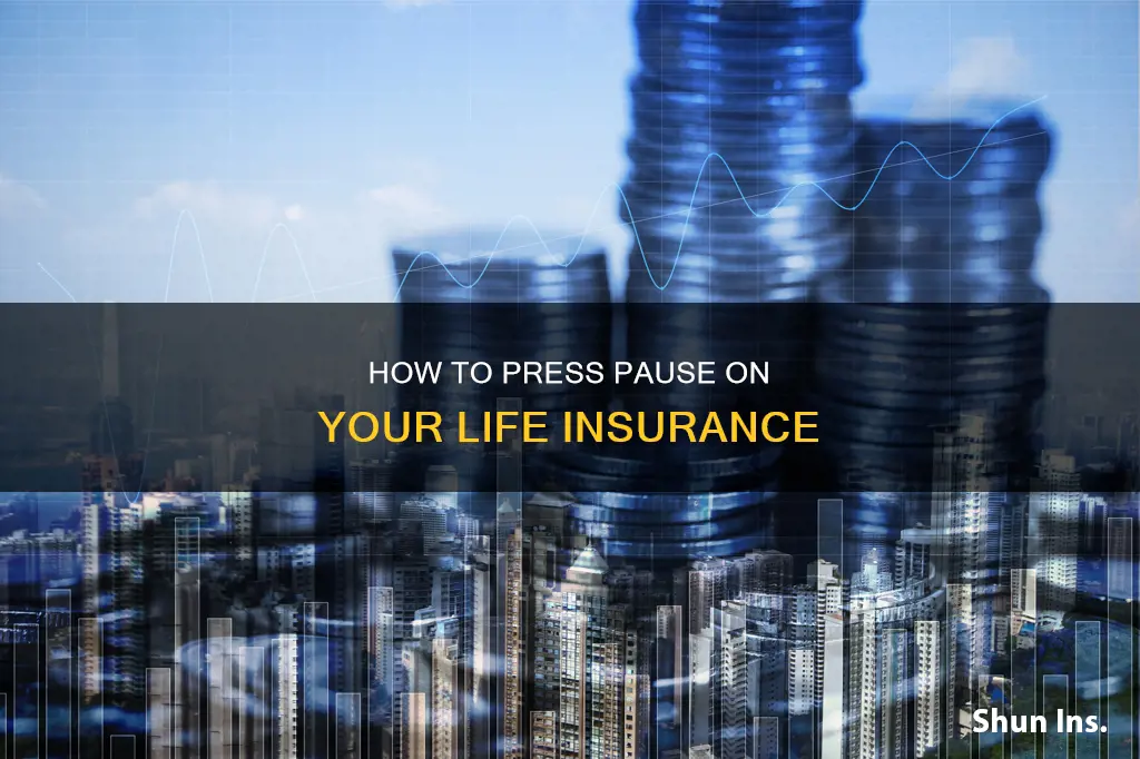 can you pause life insurance