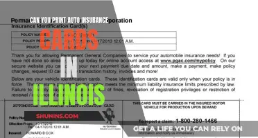 Illinois: Print Your Own Insurance Cards