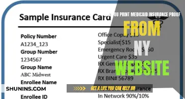 How to Print Proof of Medicaid Insurance in NY