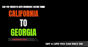 Transferring Auto Insurance: California to Georgia