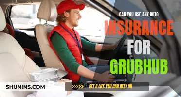 Grubhub Auto Insurance Requirements