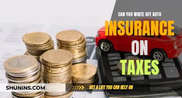 Auto Insurance and Tax Write-Offs