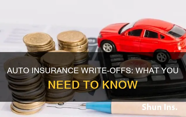 can you write off auto insurance