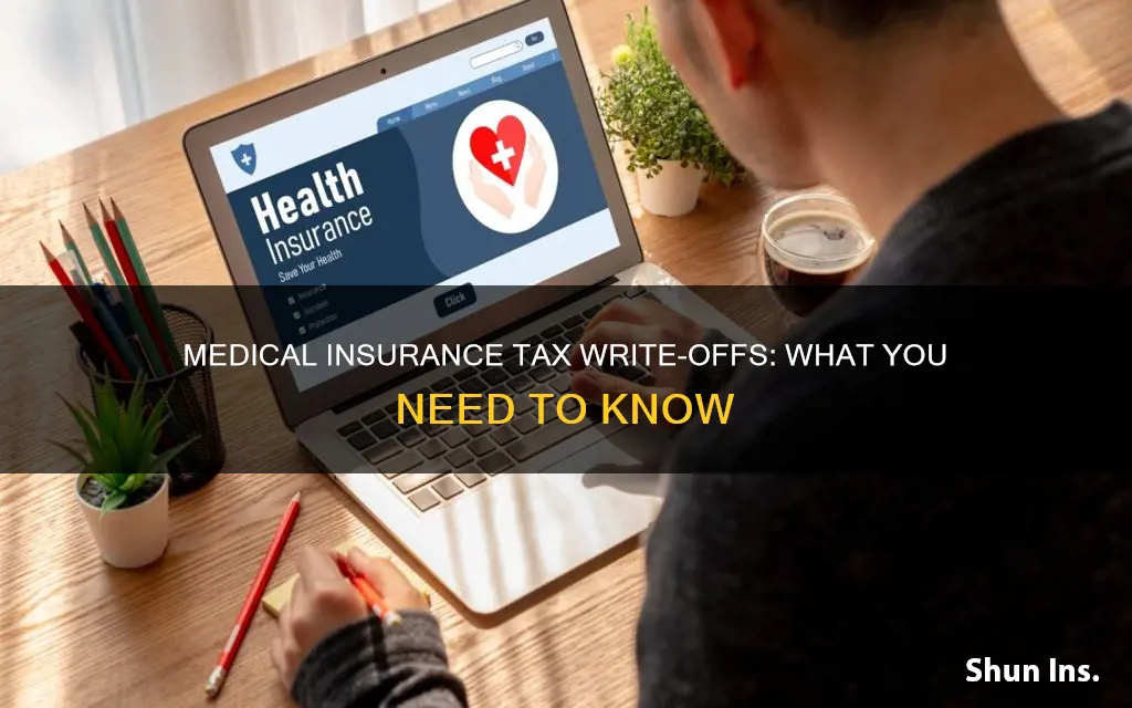 can you write off medical insurance on taxes