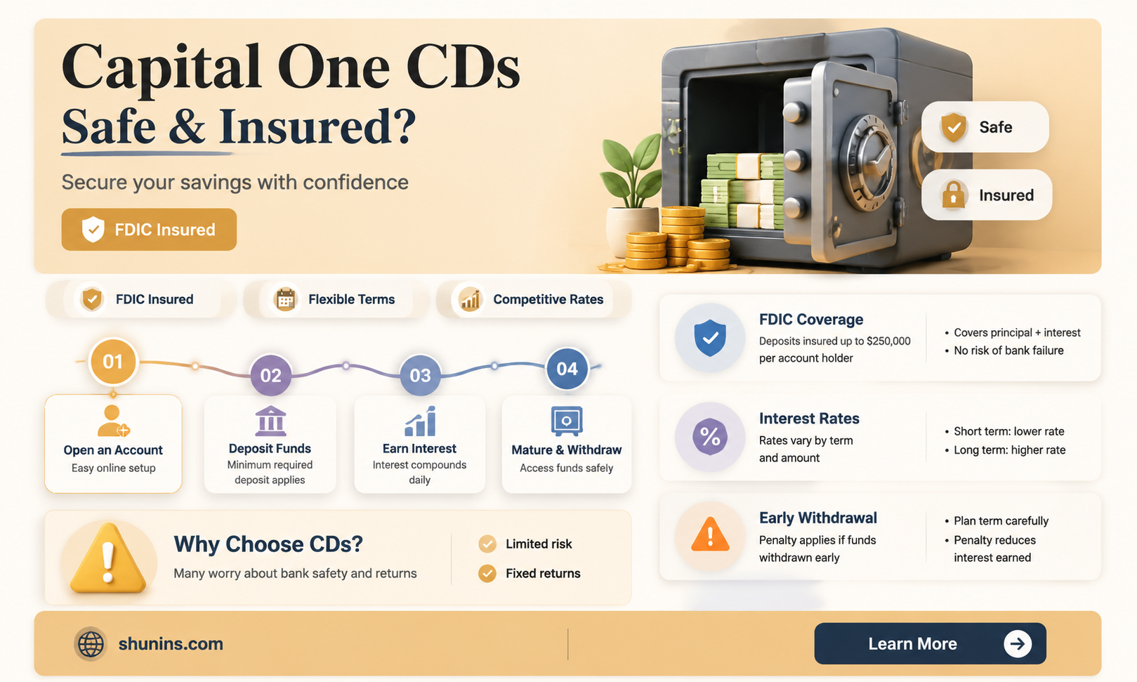 are capital one cds federally insured