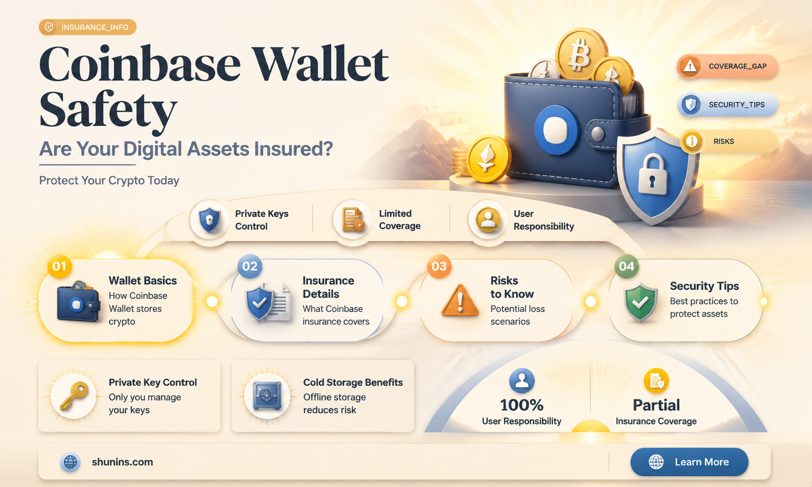 are coinbase wallets insured