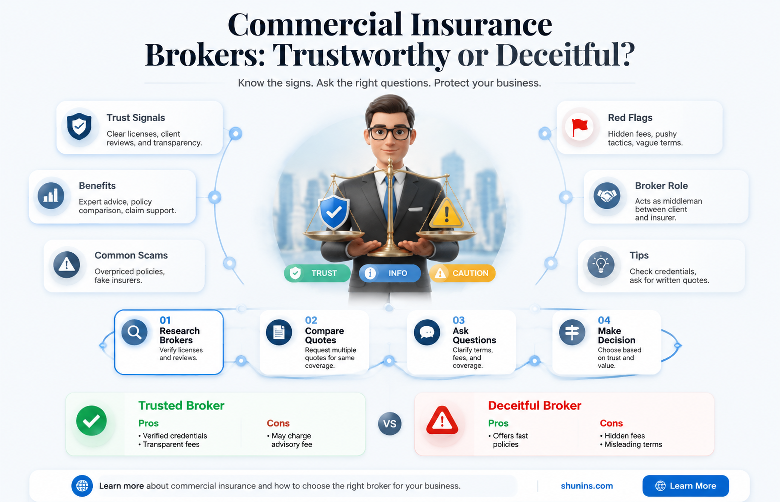 are comnercial insurance brokers honest