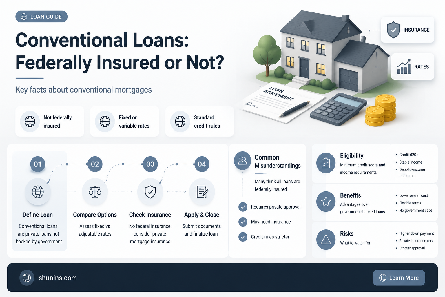 are conventional loans federally insured