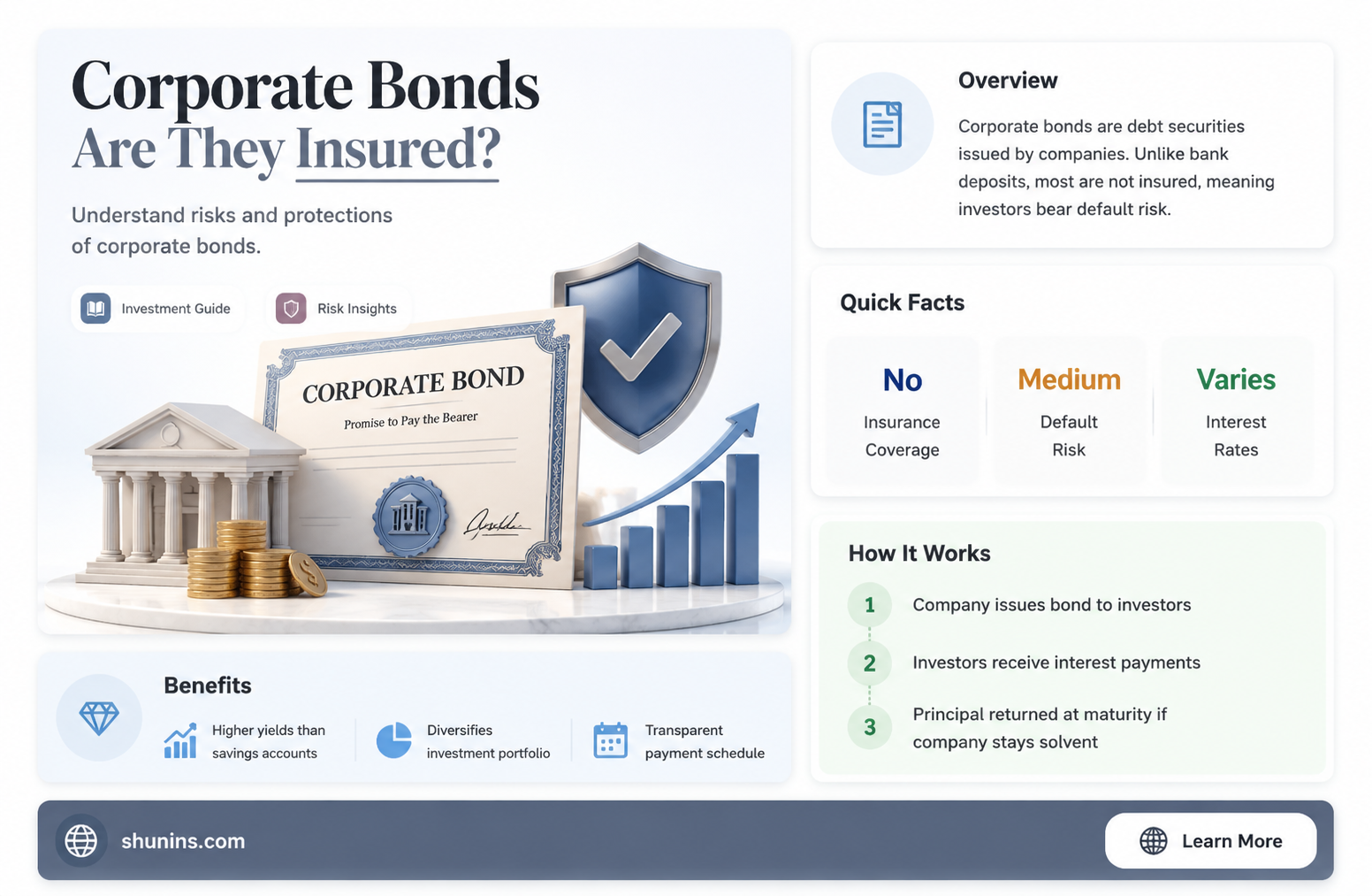 are corportate onds insured