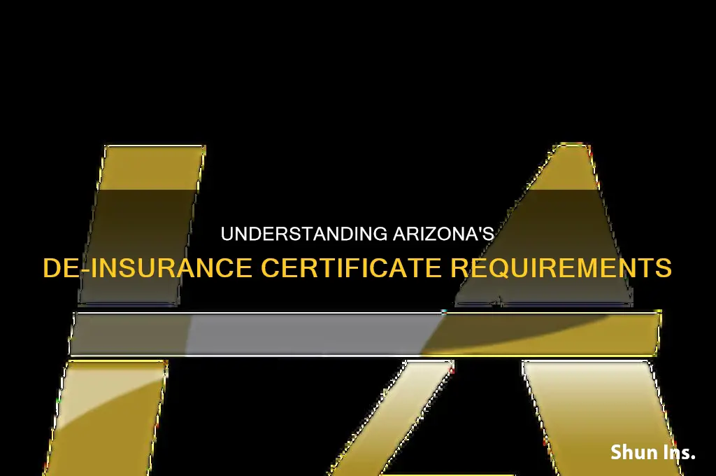 de-insurance certificate arizona