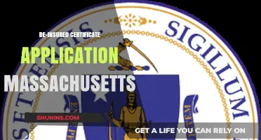 Applying for a De-Insured Certificate in Massachusetts?