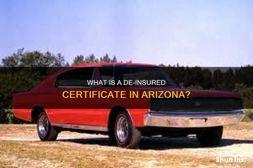 de-insured certificate az