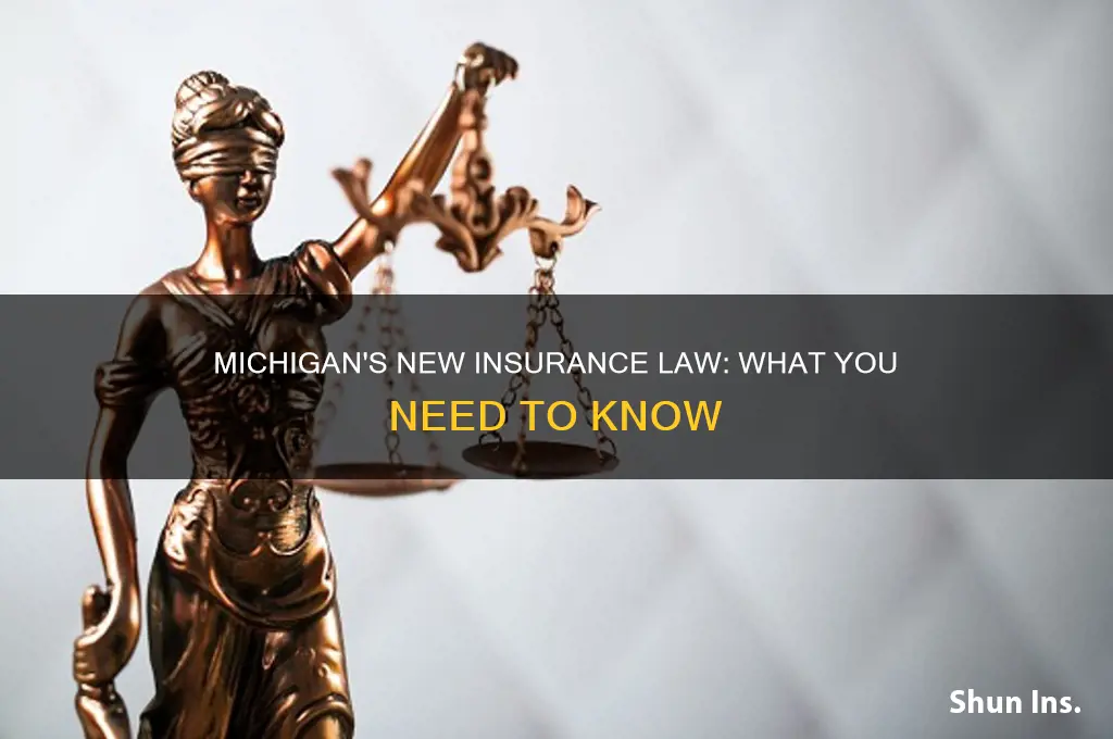 did a new insurance law pass in michigan
