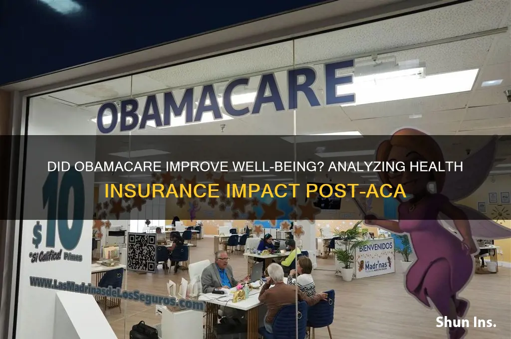 did acquiring health insurance with obamacare make people better off