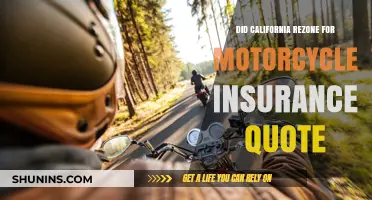 Motorcycle Insurance Quotes: California's Rezoning Impact