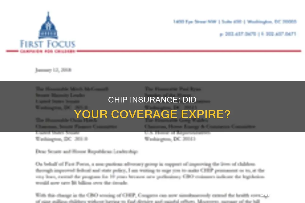 did chip insurance expire
