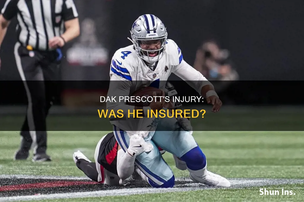 did dak prescott have insurance
