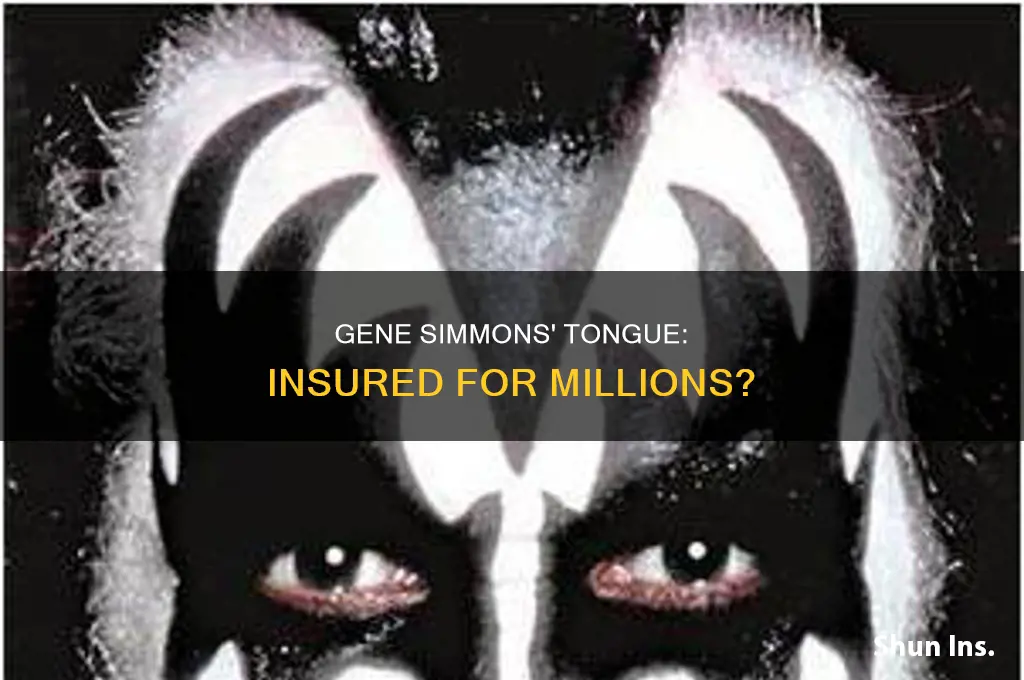 did gene simmons really insure his tongue