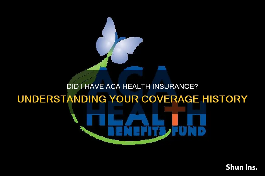 did i have aca health insurance