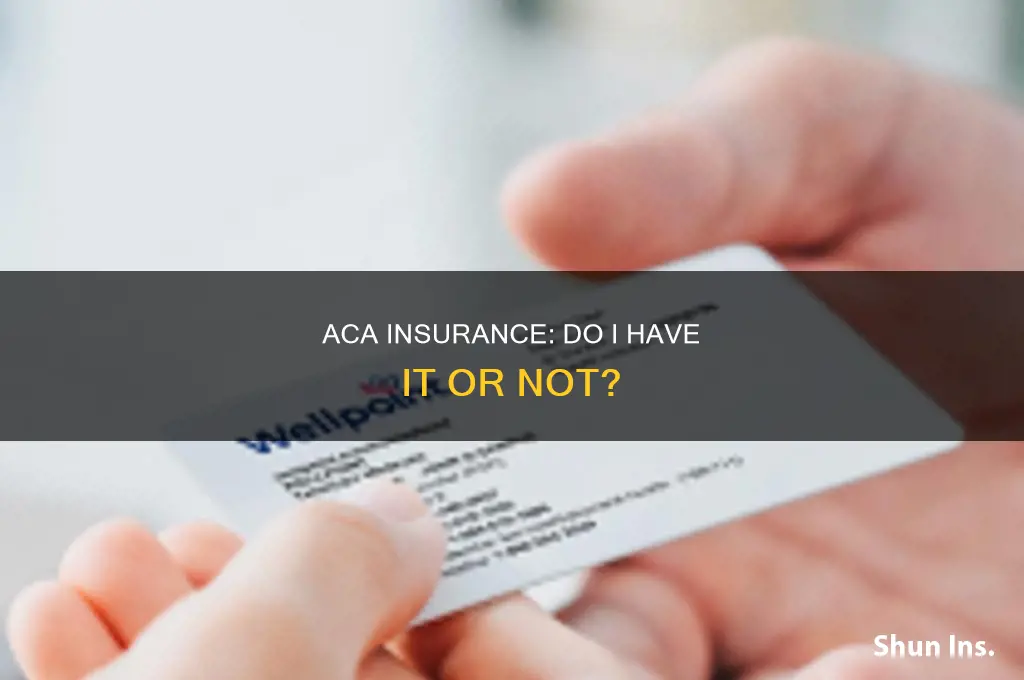 did i have aca insurance