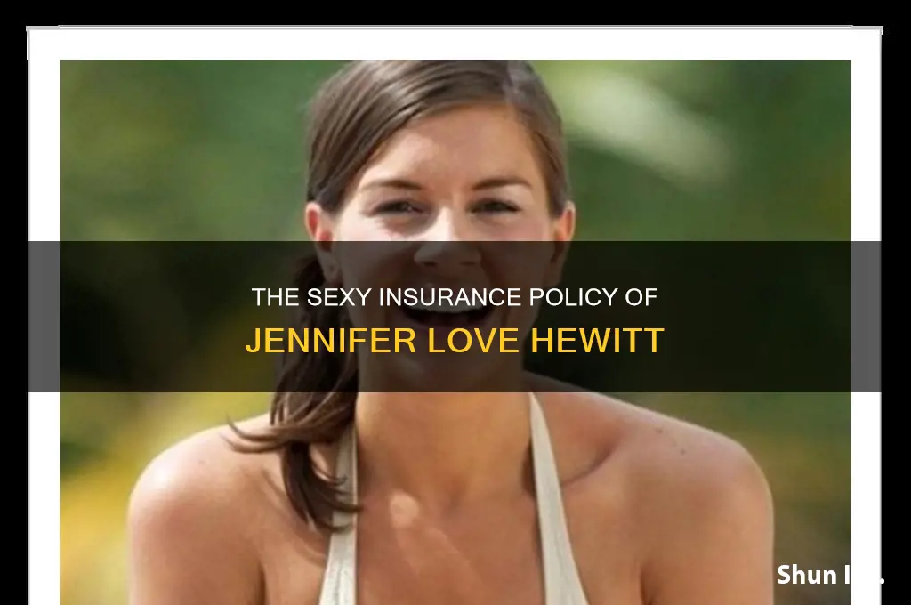 did jennifer love hewitt insure her cleavage