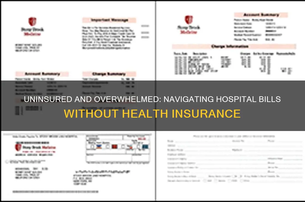 did not carry health insurance hospital bills