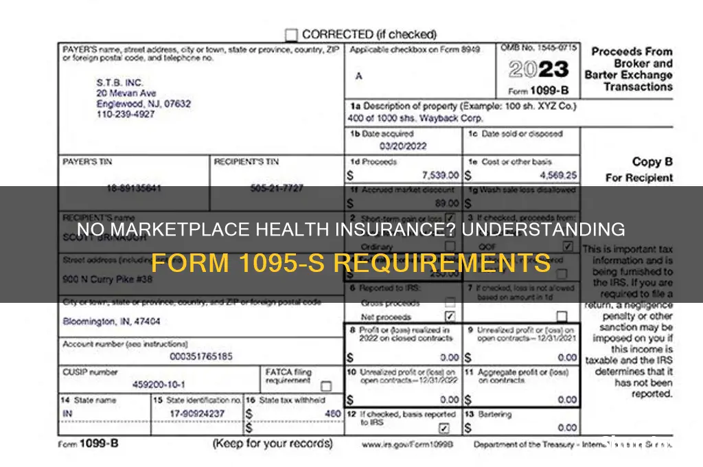 did not purchase health insurance through marketplace 1045s