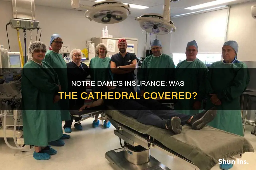 did notre dame church have insurance