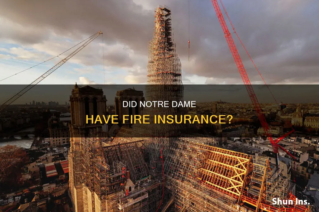 did notre dame have fire insurance