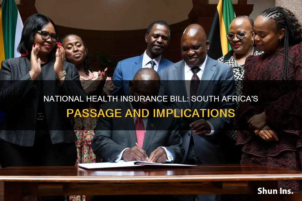 did the national health insurance bill pass in south africa