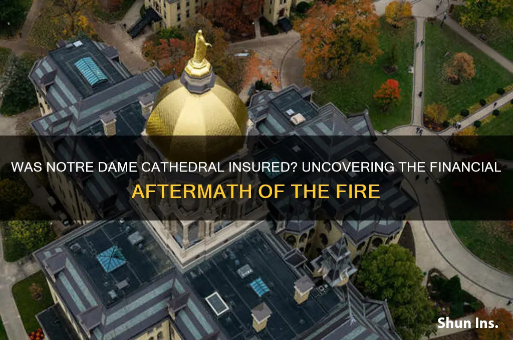 did the notre dame cathedral have insurance